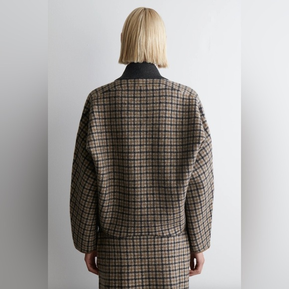 NWT Wool Check Jacket - Picture 4 of 5